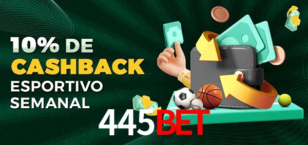 10% de bônus de cashback na 445bet